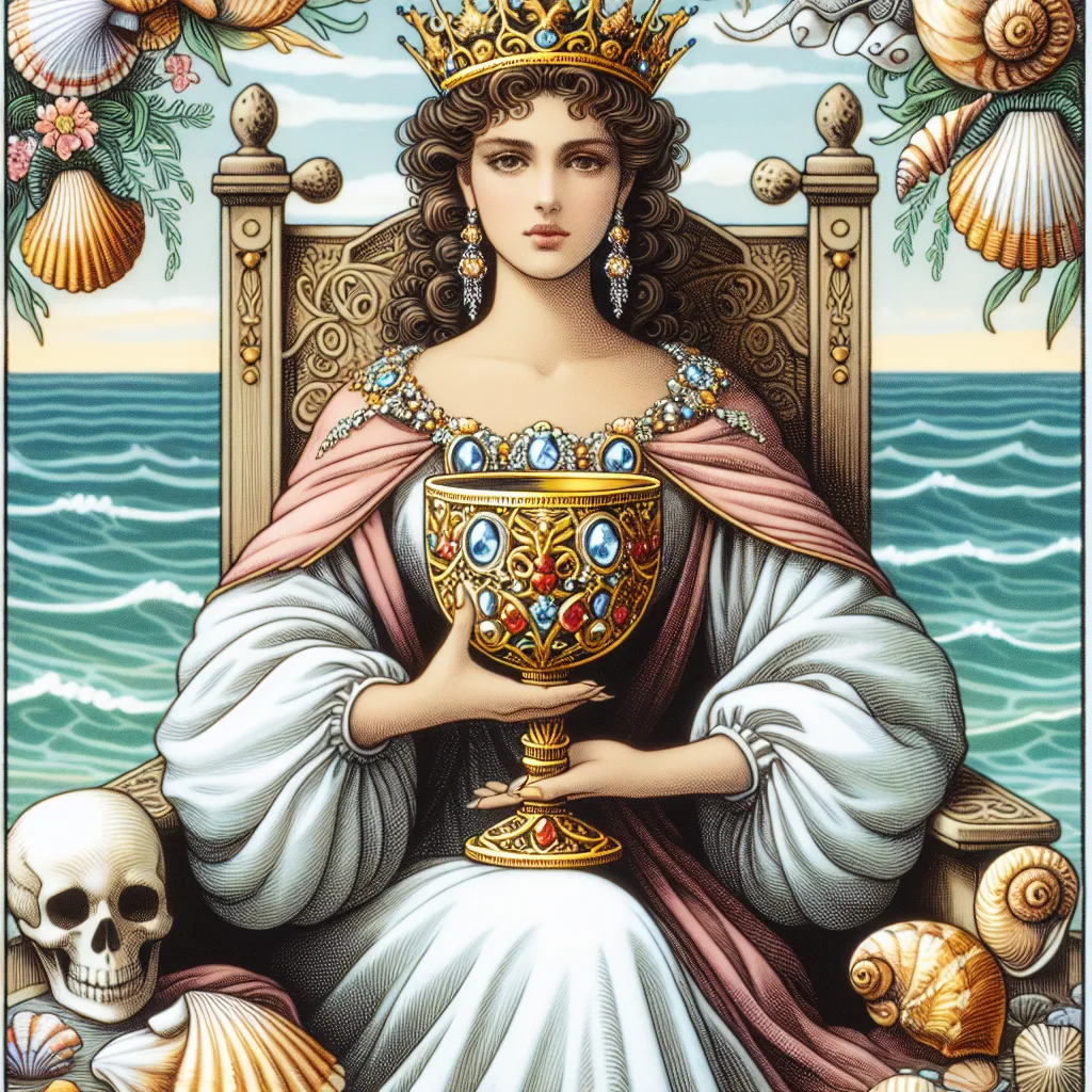 Arcanes mineures - Série Coupes - Reine