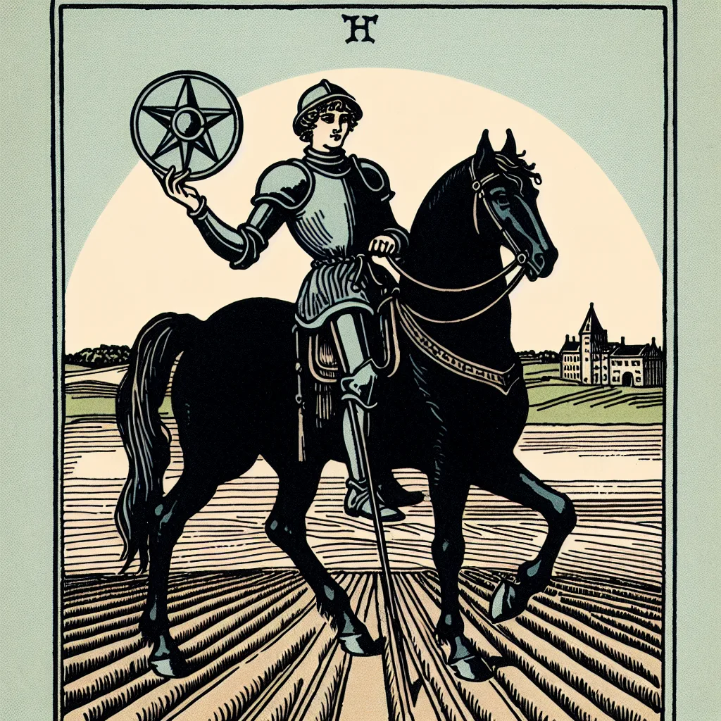 Arcanes mineures - Série Deniers - Cavalier