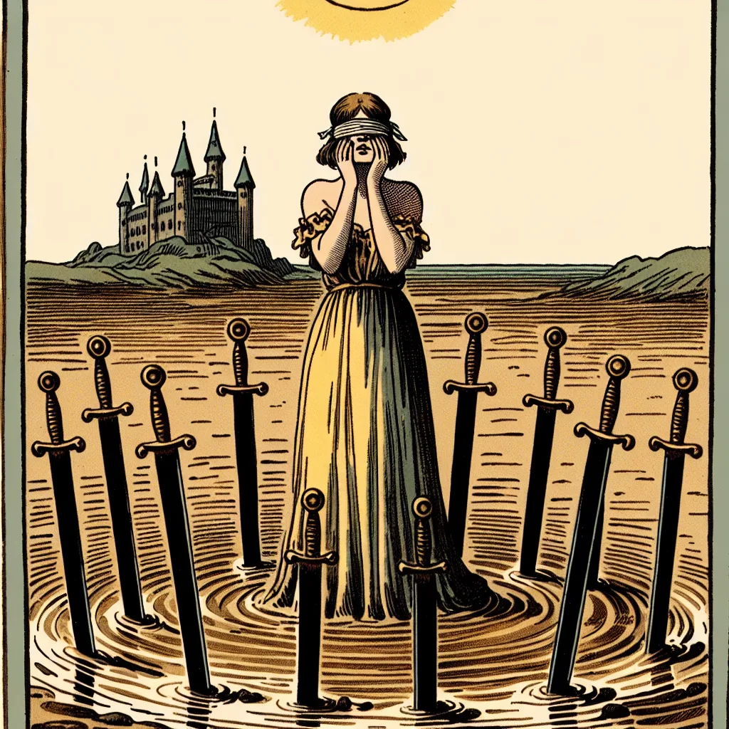 Arcanes mineures - Série Épées - 8